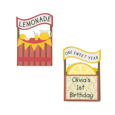 One Sweet Year First Birthday Invitation , Lemonade Birthday Invitation - image3